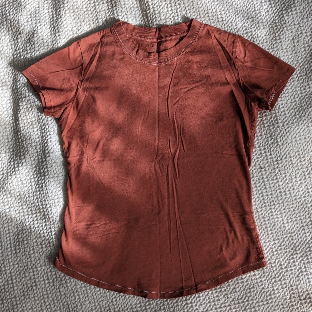 Tradlands Cotton Tee In 'Rust'' - image 1